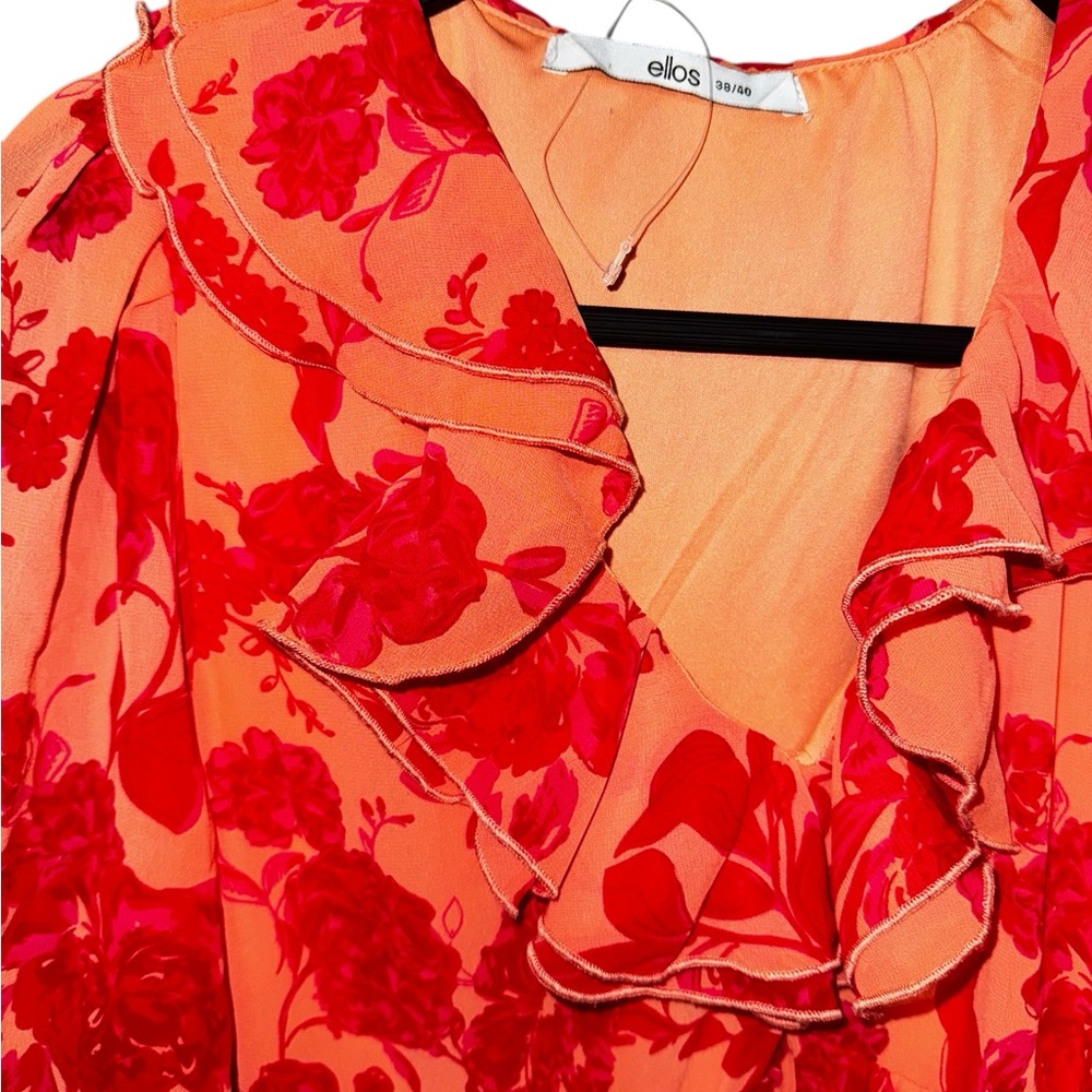 Floral Ruffle Dress - Picture 3 of 6